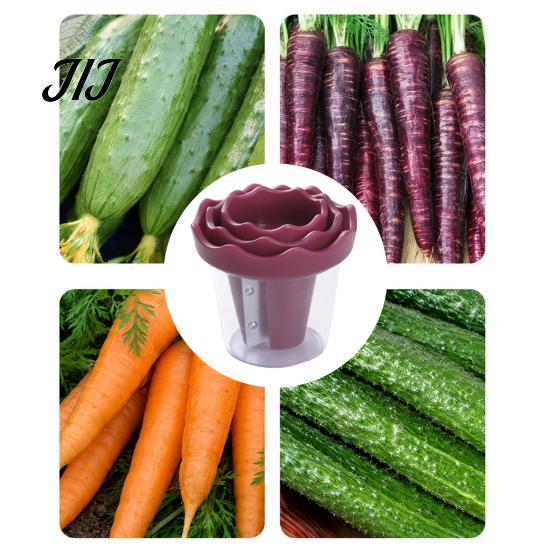 Salad Presentation Tool Spiral Vegetable Curler, Stainless Steel Blade Handheld Twister, Creative Easy Kitchen Utensil Rotatable Fruit Cutter