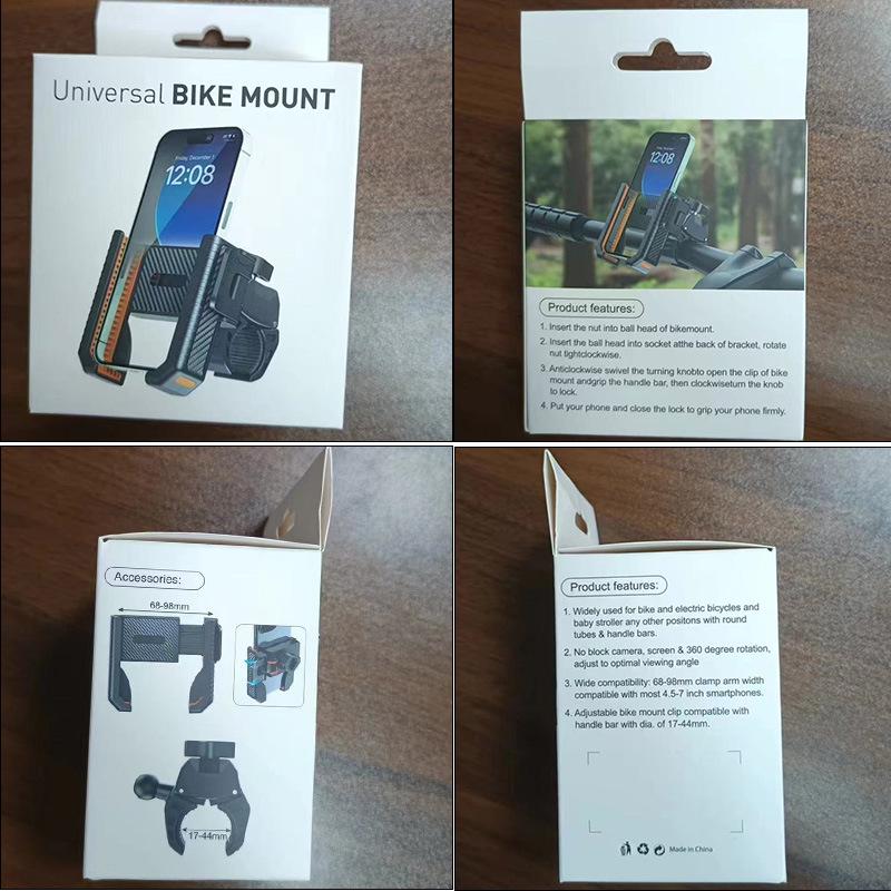 Shockproof Phone Holder for Golf Carts, Bicycles, Motorcycles, and Mountain Bikes