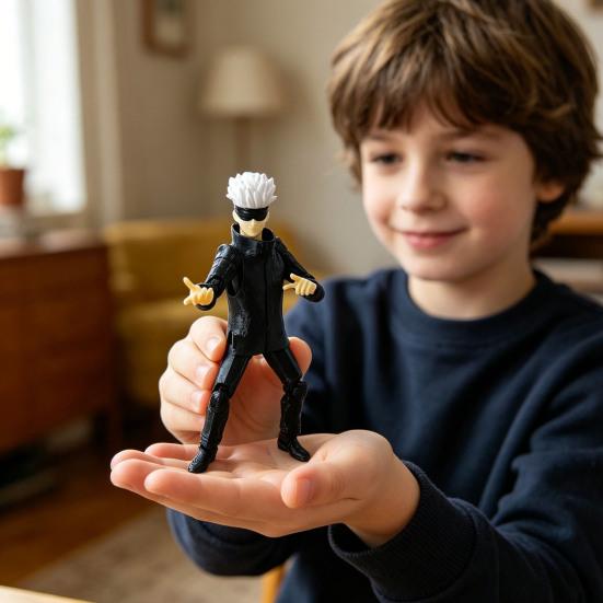 3D Printed Anime Action Figure, Movable Joints Cartoon Character Model, Posable Figure Collectible Toy Decoration Ornament, Gift for Anime Lovers