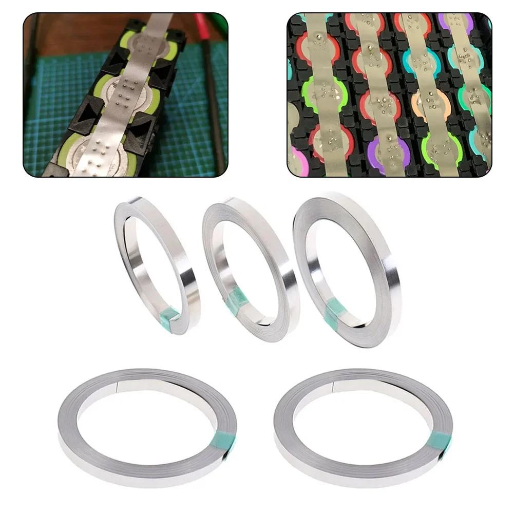Li-ion Battery Nickel Plated Strip 5M For Spot Welding Good Gloss High Tensile Force Nickel Plated Strip Power Batteries
