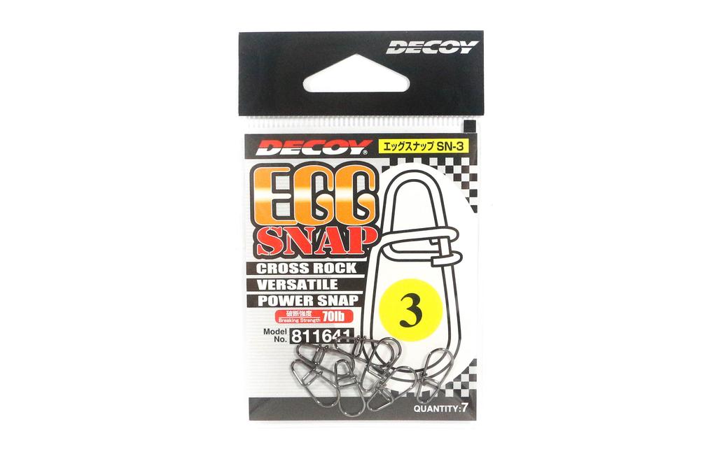 Decoy SN-3 Egg Snap Powerful Cross Lock Snap Size 3 (1641)
