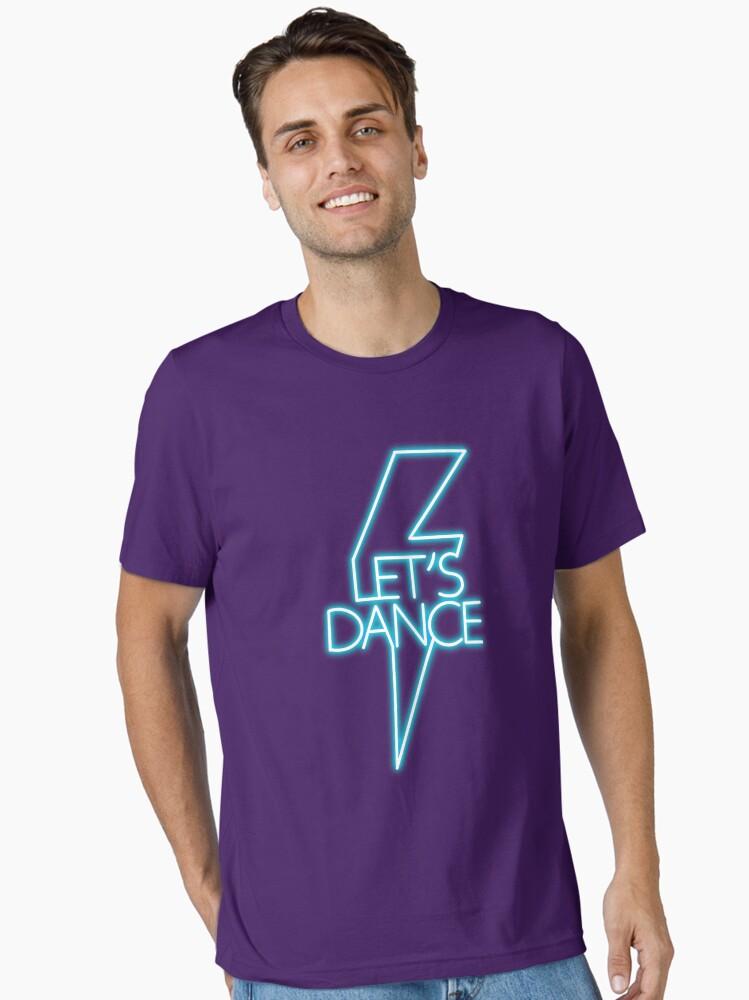 David Bowie Lets Dance Bolt Blue Essential T-Shirt
