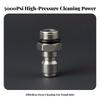 6x2 Pieces Stainless Steel Pressure Washer Connector M14x1.5 Male Female Kit Heavy Duty