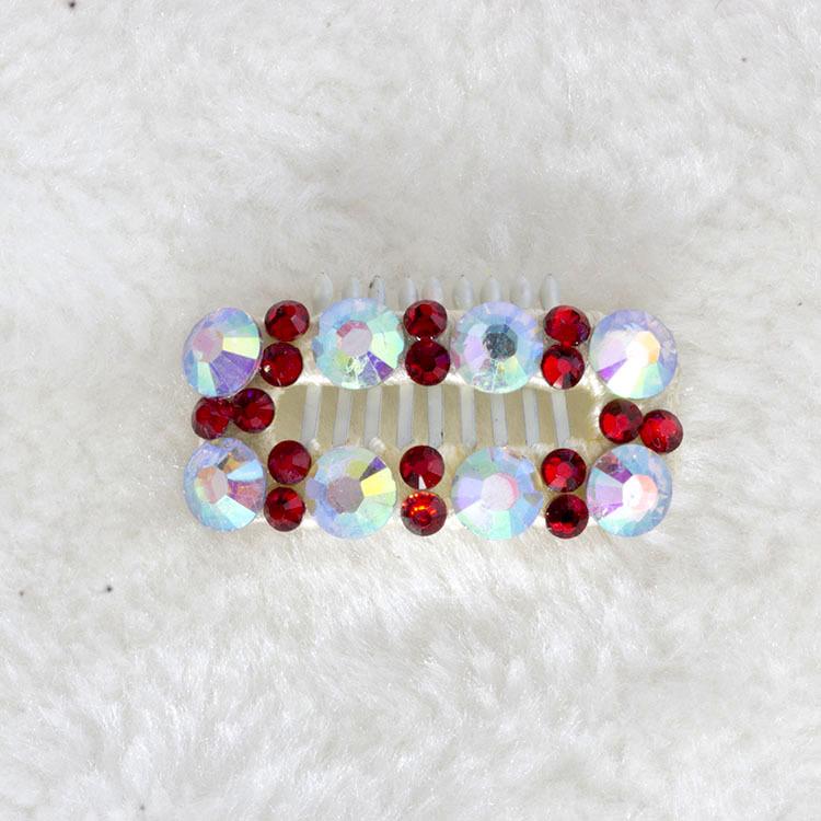 Maltese Rhinestone Puppy & Kitten Hair Clip - Universal Handmade Pet Accessory