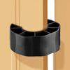 Thickened Door Stoppers with Elastic PVC Design Kid Safe Finger Guards Quick Fixing for Homes Kitchen Bathroom Bedroom