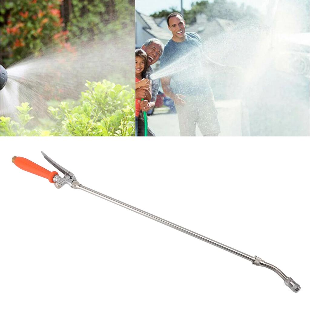 Sprayer Wand Stainless Steel Adjustable With Copper Nozzle Sprayer Rod For Watering Plants Cleaning Car