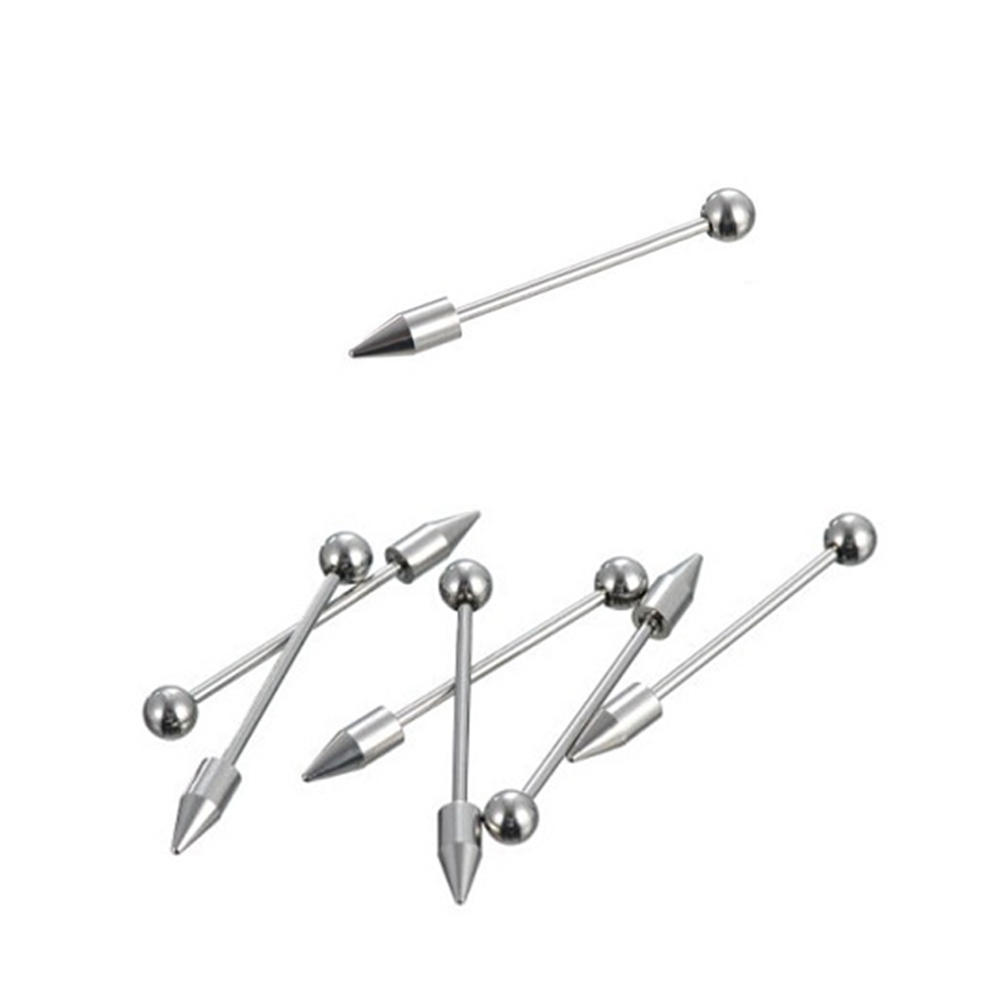 85 pezzi piercing alla lingua, al sopracciglio, al labbro, all'ombelico, in acciaio inossidabile, gioielli per il corpo