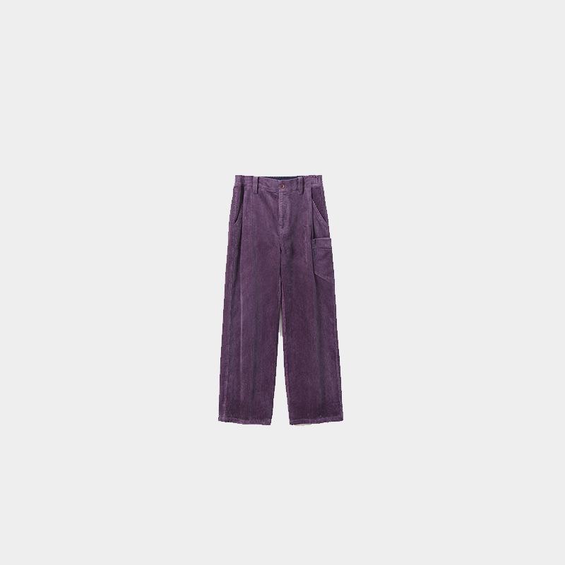 Women s Retro Corduroy Slimming Straight-Leg Pants - Autumn/Winter Medium