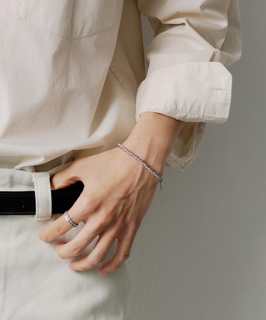 Silvertag Stb-26Ss1 Noir Archive Chain Bracelet