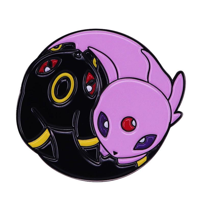 Japanese Anime Game Pokemon Briefcase Badges Soft Enamel Pin Men Badges Lapel Pins for Backpack Brooches On Clothes Accessories