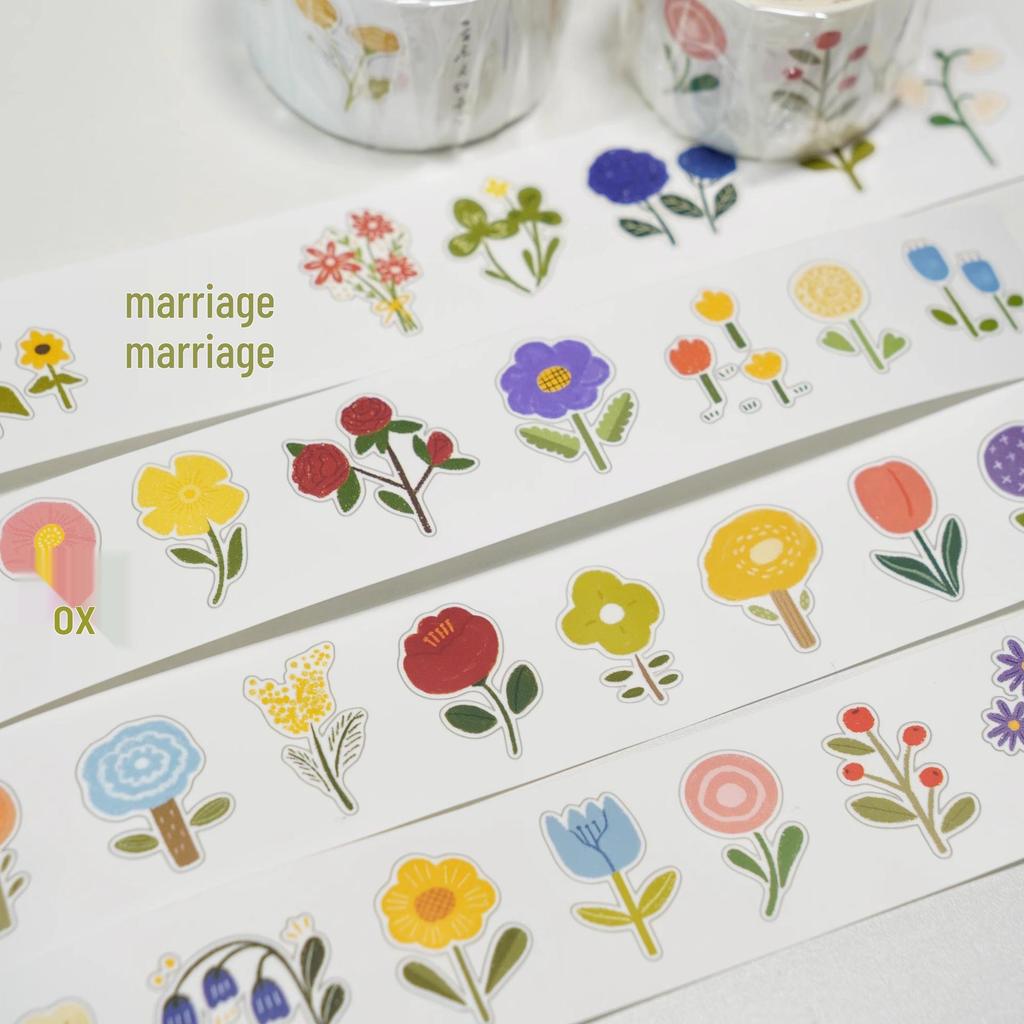 A Little Cultural Journal Washi Tape Vol. 1-2: Camping, Breakfast, Forest Characters