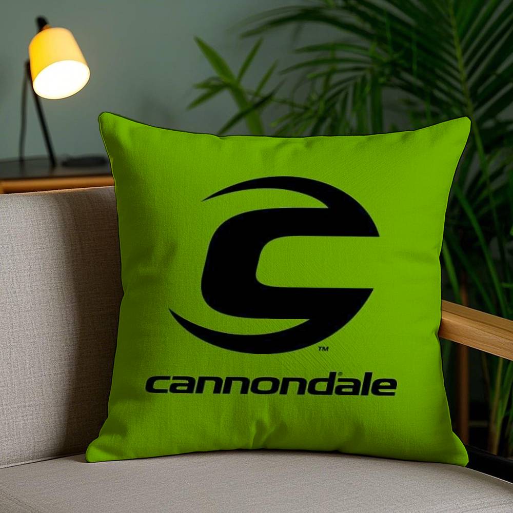 Brand C-C-Cannondaless Pillow Case Sofa Short Plush Double-Sided Hd Printing Room Home Office Gift Cushion Cover