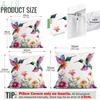 Hummingbird Cushion Covers Pillowcase Fantasy-Inspired Decor For Your Home Sofa Cushion Cover Living Room Bed Car Decor