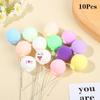 10 Stück Ballon Tortenaufsätze Bunte Ball Tortenspieße Wiederverwendbare Runde Ton-Ballons Cupcake Toppers für Hochzeit Jubiläum Geburtstag