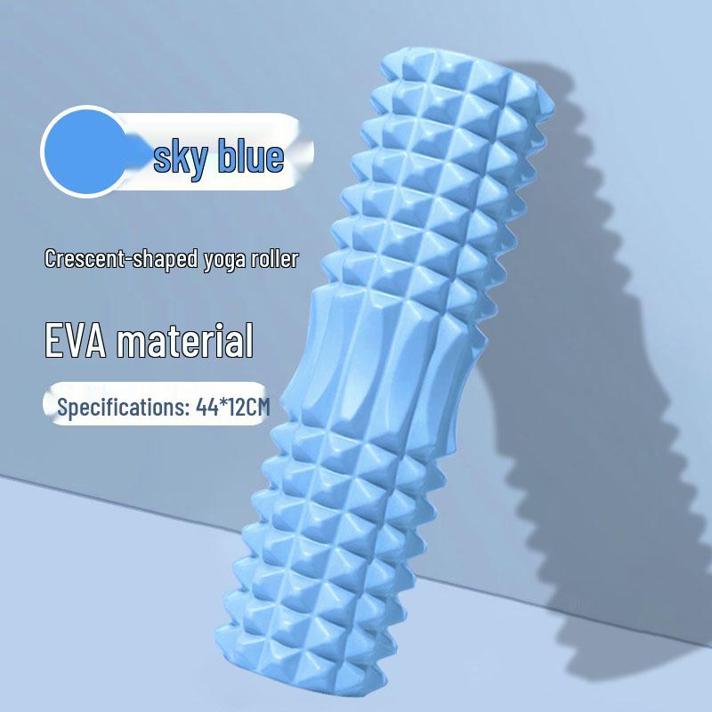 Crescent Hollow EVA-Schaumstoffrolle und Yoga-Massagestab