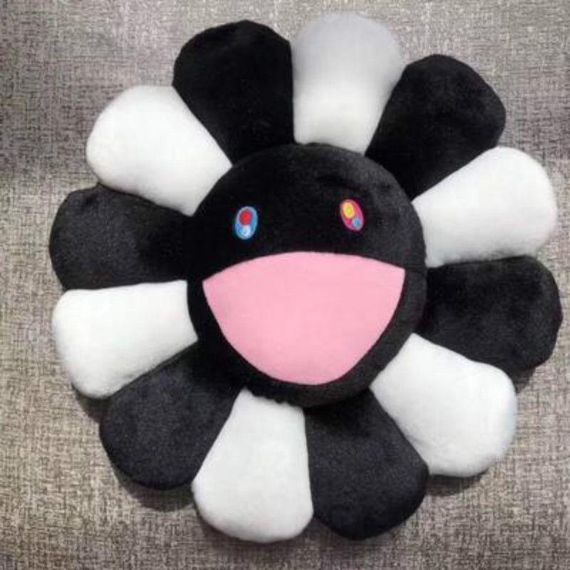 Bright And Colorful 40cm Takashi Murakami Rainbow Flower Pillow Plush For Kids