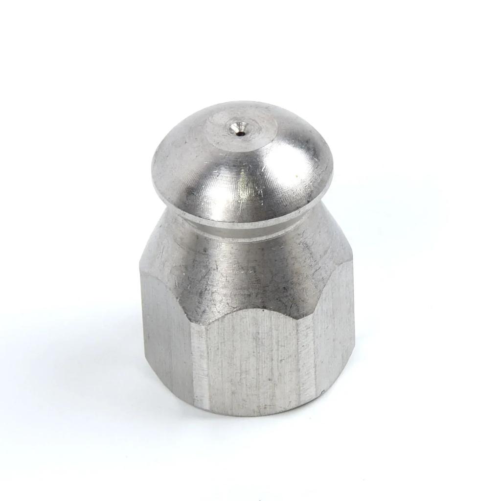 Sewer Cleaning Nozzle Drain Set Washer Female Nozzle Jet 1 Forward 3 Rear 1pcs Stainless Steel Cleaning New Useful