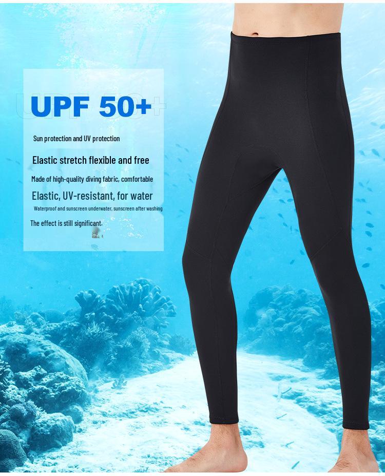 New 2MM Split Diving Pants: Cold-Proof, Warm Swimwear for Men’s and Women’s Snorkeling, Surfing, and Sailing