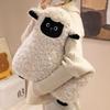 Plush Sheep Stuffed Animal Pillow Soft Toy Standing Design 45x40cm Size Suitable for Home Office Use