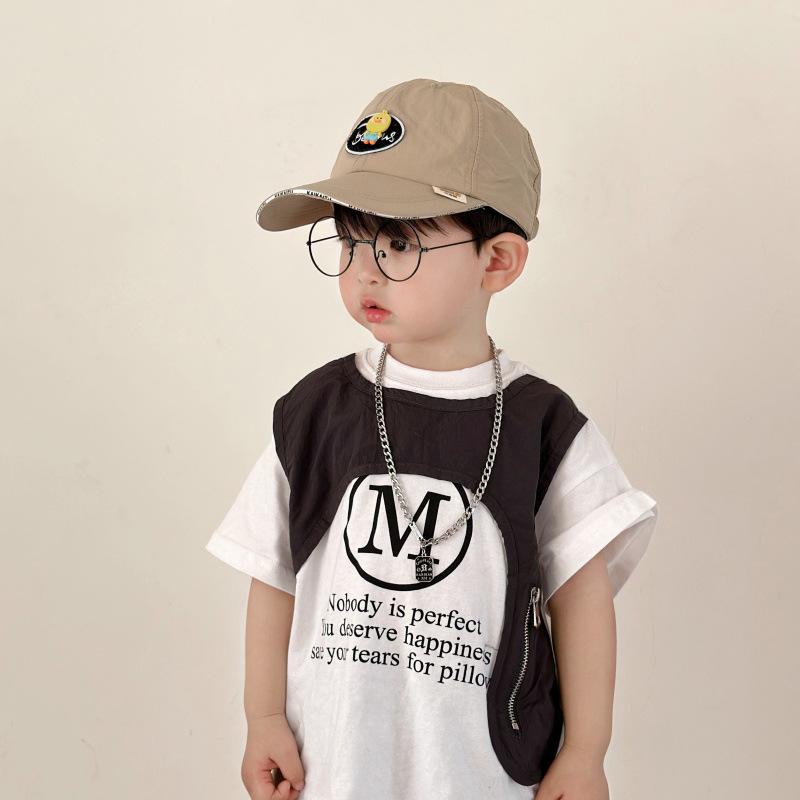 Children's Outdoor Sports Breathable Baseball Cap Summer Thin Quick Drying Girls Sun Protection Baseball Cap Baby Boy Sun Hat