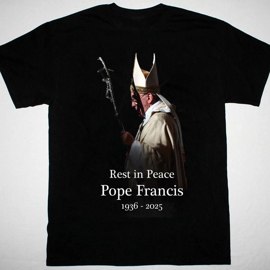 MEMORY Pope Francis black T-shirt short sleeve All sizes S-5XL 2F313 XL