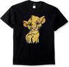Disney Lion King Simba Sketch Crown Prince Graphic T-Shirt Shirt