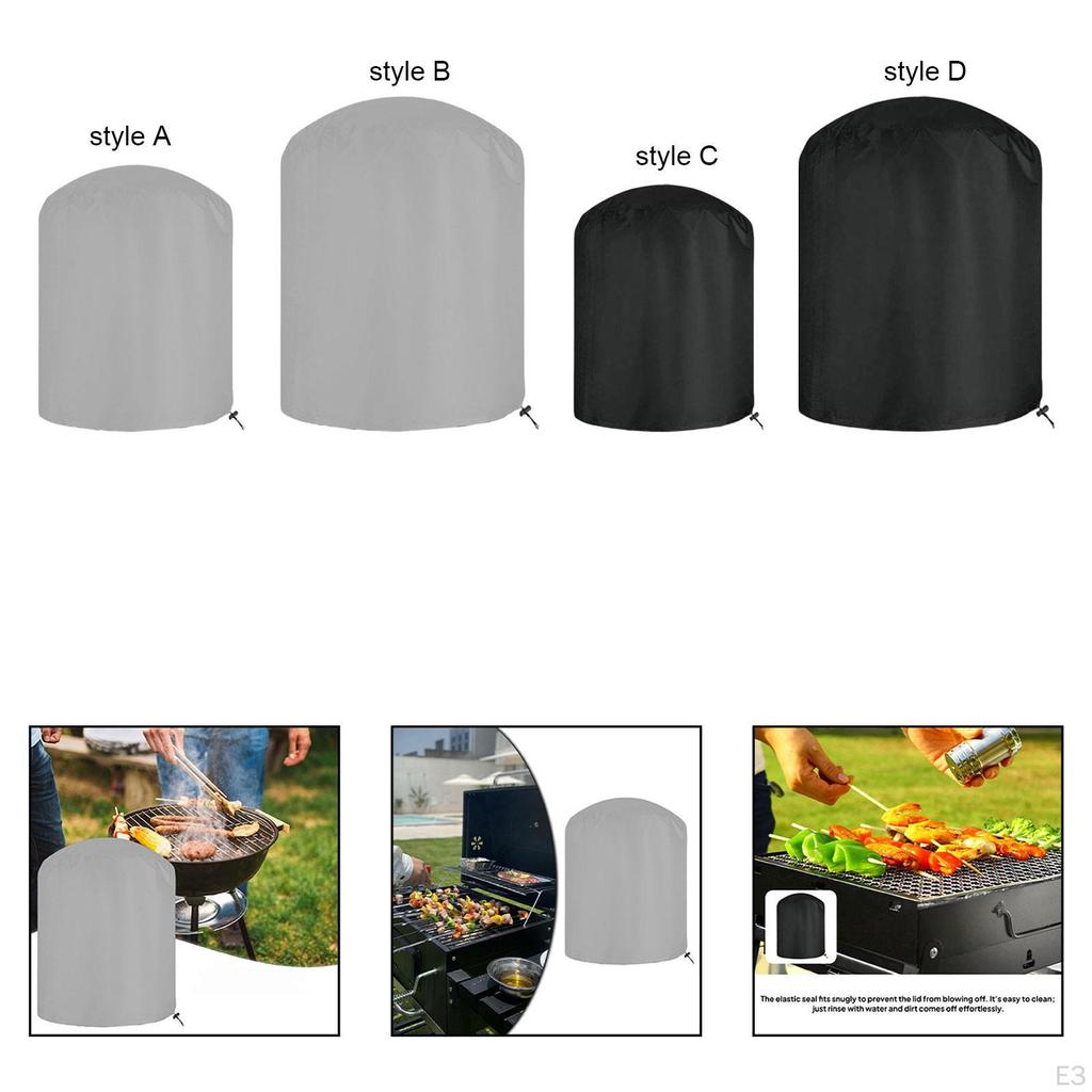 Outdoor Cover for Round BBQ Grills