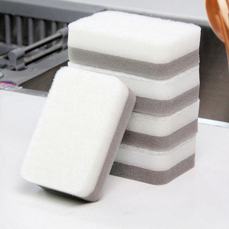 

Thickened Absorbent Block Double-sided Easy To Clean Durable Water Absorption Can Be Reused Double-sided Sponge Practical Trend