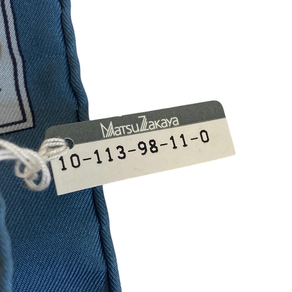 Hermes Journey To Niger Silk Silk Carre 45 Scarf Blue Silk Women Used