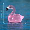 30Pc Luminous Mini Resin Flamingo Ducks Glow In The Dark Tiny Flamingo For Micro Fairy Garden Landscape Dollhouse Aquarium Decor