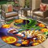 Tappeto Rotondo Dragon Ball, Tappeto per Soggiorno Camera da Letto Divano Sala Giochi Decorazione, Tappetino Antiscivolo 49