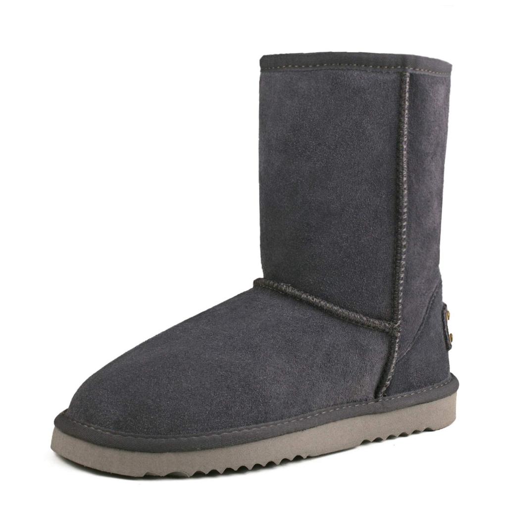 Osland Classic Snow 25cm Women's Boots, Mid-Length, Water-Resistant, Gray,