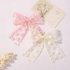 Children'S Embroidery Mesh Lace Bow Princess Hairpin Fabric Hair Accessories Girls Headgear 4459