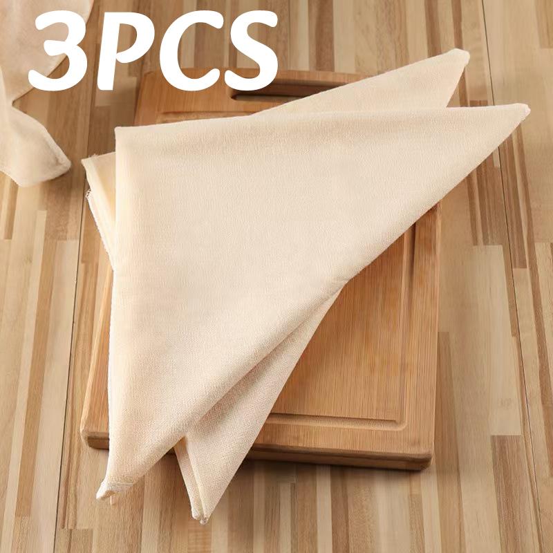 3-10PC Pure Cotton Steaming Cloth Home Non-Stick Filter Curd Cloth Kitchen Steamer Mat For Rice Bun Steamer Cloth for Straining