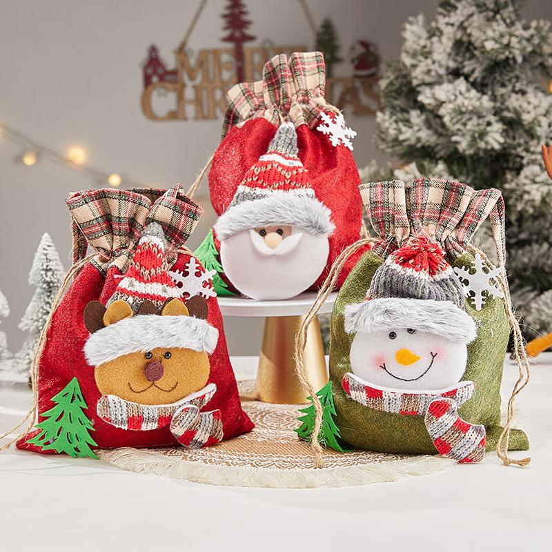 Christmas Gift Bag Christmas Eve Portable Apple Bag Candy Bag Safe Fruit Packaging Box Small Gift Bag