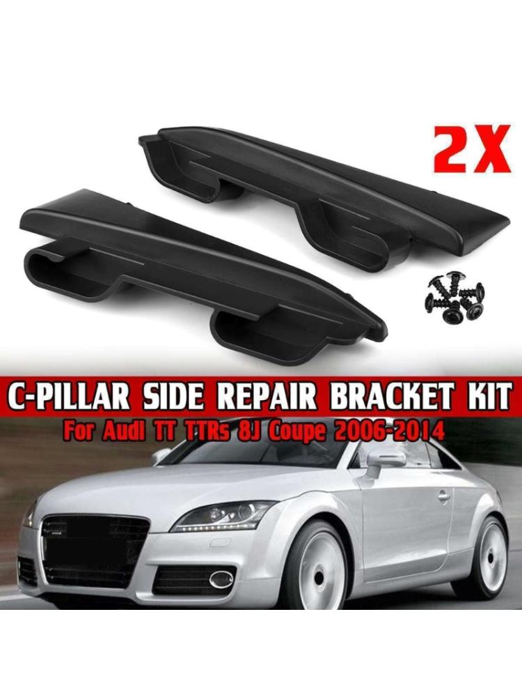 Car Rear Trunk Parcel Shelf Luggage Cover C-style Side Bracket Repair Kit For  Ttrs 8J Coupe 2006-2014 8J8898283