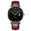 Mens Leather Business Fashion Watch Strap Watch For Gift Giving