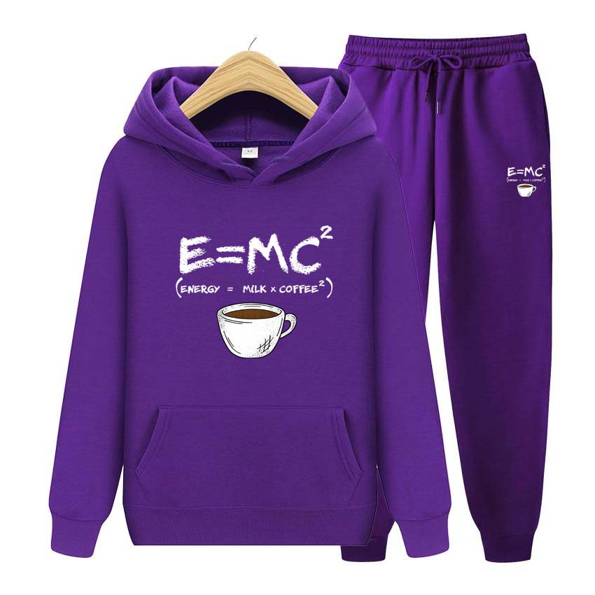 Pánské teplákové soupravy Jarní Podzim Coffice Potisk Mikina Mikina s dlouhým rukávem Mikina na jogging Kalhoty Patchwork Fitness Run Suit Oblečení