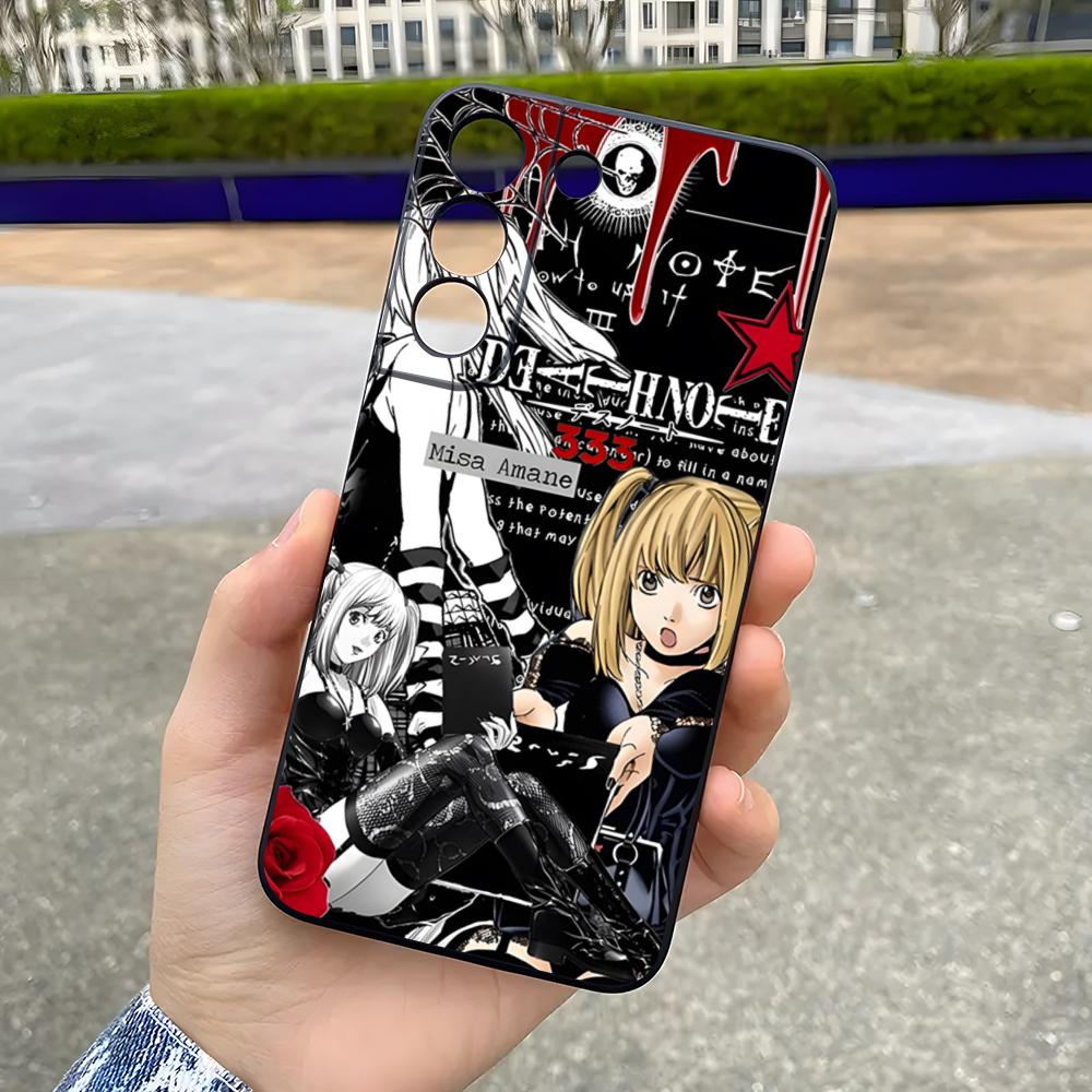 D-Death Note Phone Case For Samsung S25 Plus S20 S20 Plus S22 Ultra S23 FE S21 Plus S21 Ultra Soft Cover