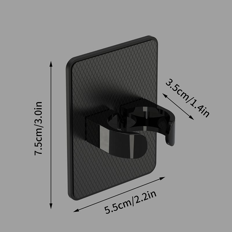 

Черная расческа для хранения вещей Перфорация Свободная стена для умывальника в ванной Крючок на воздушной подушке для настенного монтажа в ванной Крючок на воздушной подушке чёрный