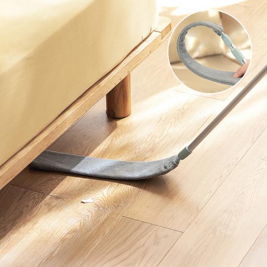 Retractable Gap Dust Cleaner Reusable Dust Cleaning Tool with Bendable Microfiber Duster Telescopic Dusting Wand for Hard-to-Reach Areas Ceilings