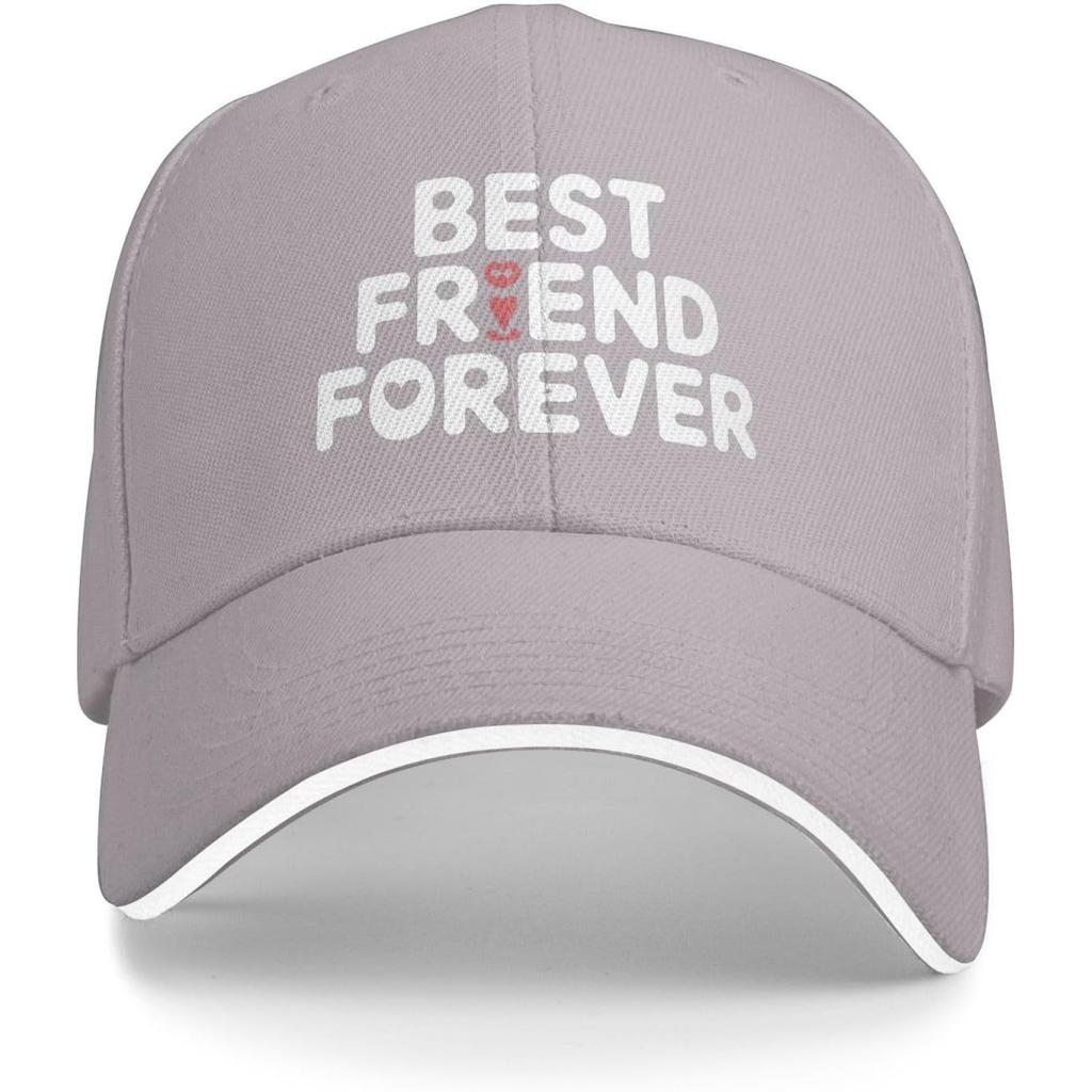 Best Friend Forever Baseball Cap Polyester Casual Adjustable Adult Hat Unisex