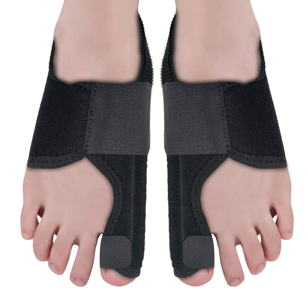Ergonomik Bunyon Düzeltici Nefes Alabilen Ayarlanabilir Kayış Ayak Parmağı Valgus Düzeltici Tekrar Kullanılabilir Bunyon Koruyucu Ayak Parmağı Ortezleri Destek