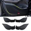 Leather Carbon Fiber Sticker Door Anti Kick Cover Mat For Mercedes Benz GLE W166 W167 V167 GLE350 GLE450 GLE Coupe C292 C167