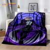 2025 H-Helluva Boss Blitzo Cartoon Soft Blanket,Soft Throw Blanket for Home Bedroom Bed Sofa Picnic Travel Cover Child Gift