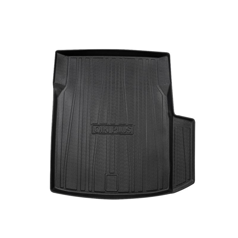 25 Qin PLUS-DMI TPE Trunk Mat: Wear-Resistant, Waterproof, Scratch-Resistant. Custom Fit