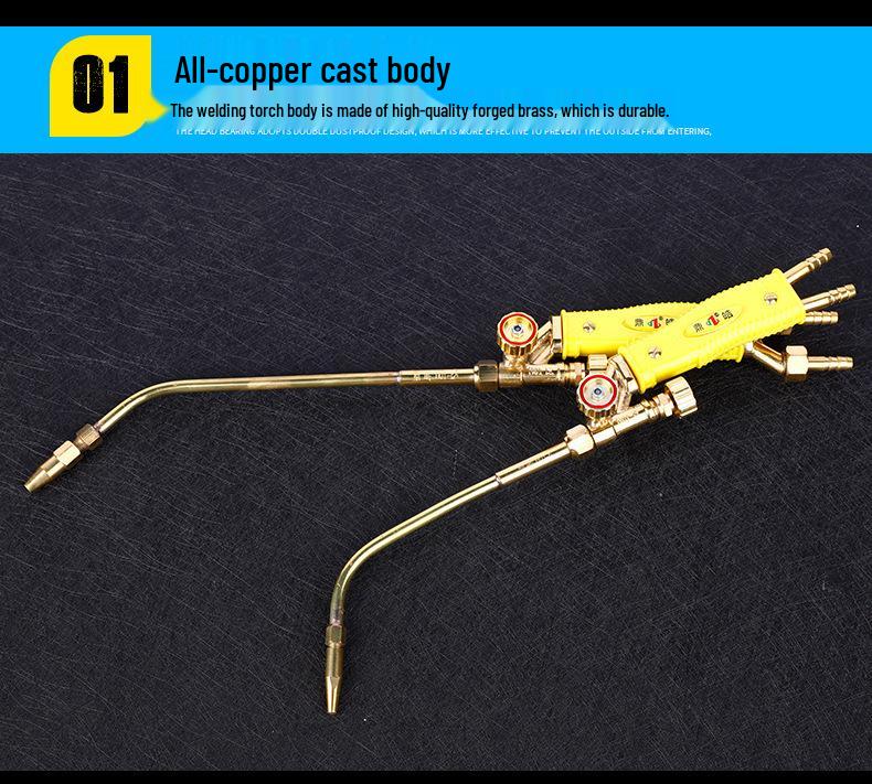 All-Copper Injector Acetylene/Propane Welding Torch H01-2/6/12