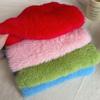 Luochi Knitting~Candy Color Plush Scarf: Soft, Skin-Friendly, Warm Tassels & Braids, Versatile Winter Neck Warmer for Women.