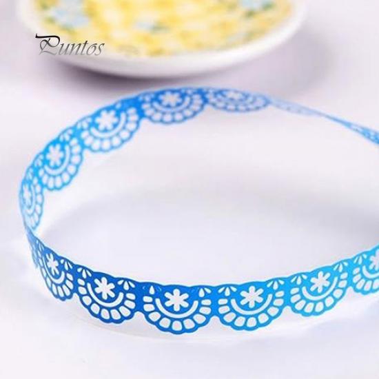Dekorativní páska na výrobu papíru s dutou krajkou 5 rolí DIY Craft Scrapbook