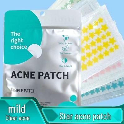 40-Star Acne Patches: Cute Hydrocolloid Covers for Absorbent Pus Removal, Anti-Acne Day & Night Use